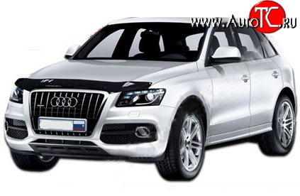 639 р. Дефлектор капота NovLine Audi Q5 8R дорестайлинг (2008-2012)  с доставкой в г. Омск