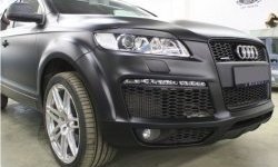 1 479 р. Реснички на фары CT Audi Q7 4L рестайлинг (2009-2015) (Неокрашенные)  с доставкой в г. Омск. Увеличить фотографию 3