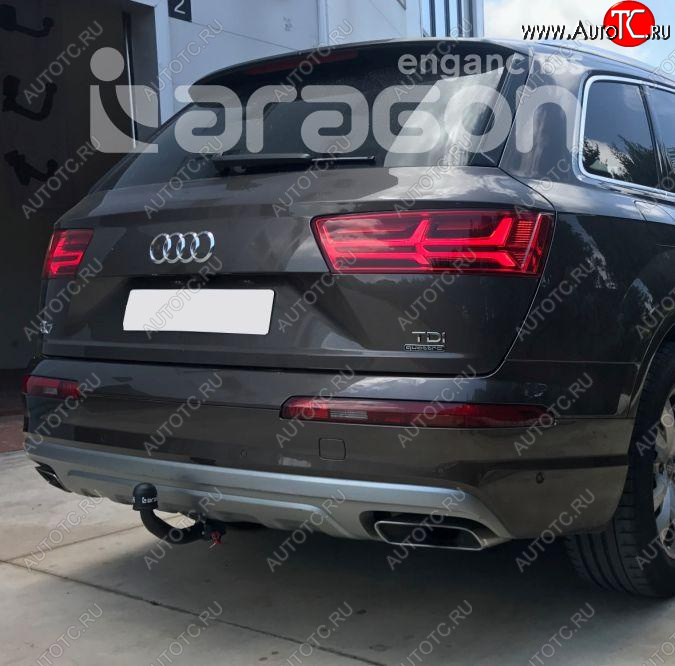 22 699 р. Фаркоп Aragon Audi Q7 4L дорестайлинг (2005-2009) (тип шара: V)  с доставкой в г. Омск