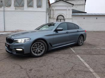 10 999 р. Пластиковые накладки M-порогов  BMW 5 серия  G30 (2016-2020) дорестайлинг, седан  с доставкой в г. Омск. Увеличить фотографию 14