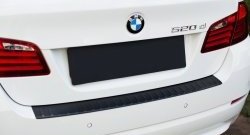 1 599 р. Накладка на задний бампер RA  BMW 5 серия  F10 (2009-2013) седан дорестайлинг (Поверхность шагрень)  с доставкой в г. Омск. Увеличить фотографию 2