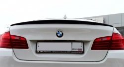 8 799 р. Лип спойлер BSM BMW 5 серия F10 седан дорестайлинг (2009-2013) (Неокрашенный)  с доставкой в г. Омск. Увеличить фотографию 3