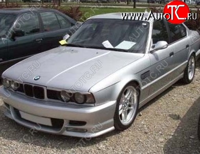 1 649 р. Реснички на фары CT v2 BMW 5 серия E34 седан дорестайлинг (1988-1994) (Неокрашенные)  с доставкой в г. Омск