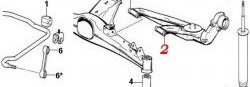 769 р. Полиуретановый сайлентблок задней подвески, нижнего рычага Точка Опоры BMW 3 серия E36 седан (1990-2000)  с доставкой в г. Омск. Увеличить фотографию 2