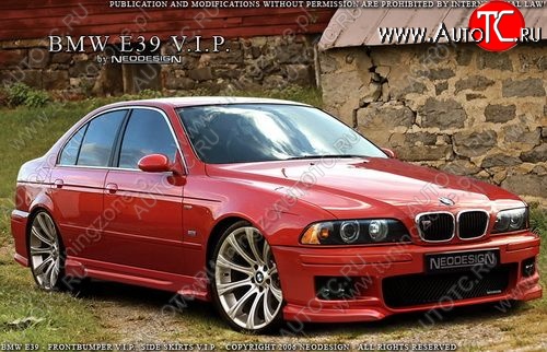 7 299 р. Передний бампер Neodesign BMW 5 серия E39 седан дорестайлинг (1995-2000)  с доставкой в г. Омск