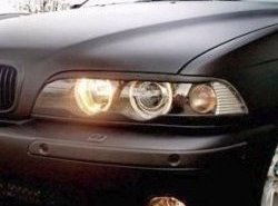 699 р. Реснички на фары Drive (нижние) BMW 5 серия E39 седан рестайлинг (2000-2003) (Неокрашенные)  с доставкой в г. Омск. Увеличить фотографию 2