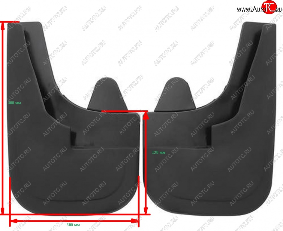 679 р. Универсальные передние брызговики (широкие) ПТП64 Uni4  Honda CR-V RD1,RD2,RD3  дорестайлинг (1995-1998)  с доставкой в г. Омск