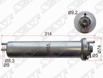 Топливный фильтр SAT BMW 7 серия E38 дорестайлинг, седан (1994-1998)