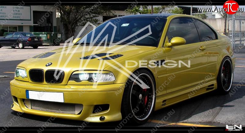 25 899 р. Передний бампер Kersher BMW 3 серия E46 седан дорестайлинг (1998-2001)  с доставкой в г. Омск