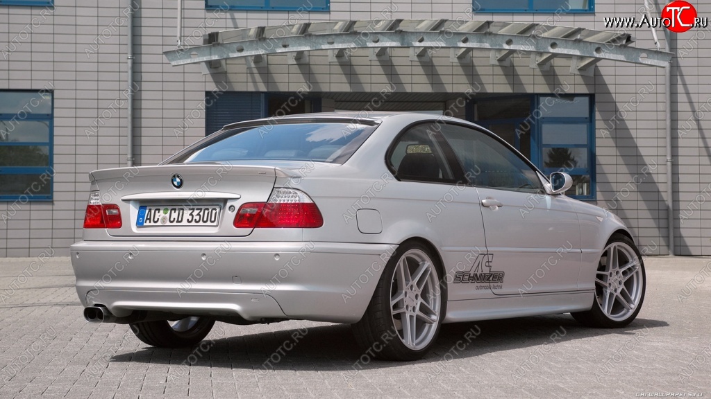 4 849 р. Лип спойлер с накладками на крылья IBHERDESIGN BMW 3 серия E46 седан дорестайлинг (1998-2001) (Неокрашенный)  с доставкой в г. Омск