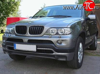 4 999 р. Накладка Sport Package на передний бампер (4.8is) BMW X5 E53 дорестайлинг (1999-2003) (Кузов: дорестайлинг)  с доставкой в г. Омск