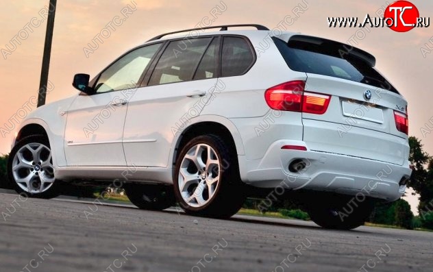 9 349 р. Накладка на задний бампер CT BMW X5 E53 дорестайлинг (1999-2003) (Неокрашенная)  с доставкой в г. Омск