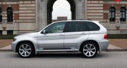 13 999 р. Пороги накладки с расширителями арок Aero BMW X5 E53 рестайлинг (2003-2006)  с доставкой в г. Омск. Увеличить фотографию 3