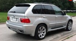 13 999 р. Пороги накладки с расширителями арок Aero BMW X5 E53 рестайлинг (2003-2006)  с доставкой в г. Омск. Увеличить фотографию 1