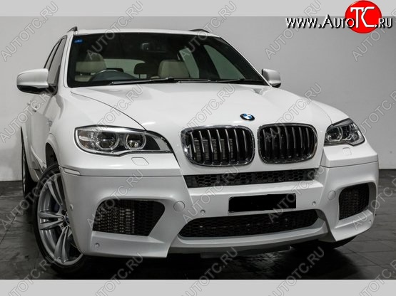 22 499 р. Передний бампер X5M STYLE BMW X5 E70 дорестайлинг (2006-2010) (Неокрашенный)  с доставкой в г. Омск