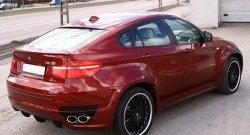 13 349 р. Лип спойлер Lumma BMW X6 E71 дорестайлинг (2008-2012) (Неокрашенный)  с доставкой в г. Омск. Увеличить фотографию 3