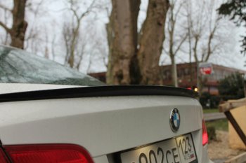 2 799 р. Лип спойлер  3 серия E92 (04-11) АВТОКРАТ  BMW 3 серия  E90 (2004-2008) седан дорестайлинг (Неокрашенный)  с доставкой в г. Омск. Увеличить фотографию 3