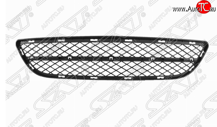349 р. Решетка в передний бампер SAT (центральная часть)  BMW 3 серия  E90 (2004-2008) седан дорестайлинг  с доставкой в г. Омск