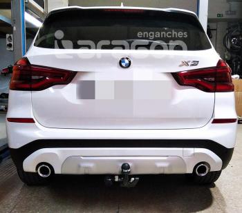 Фаркоп Aragon BMW X4 G02 дорестайлинг (2018-2021)  (тип шара S (горизонтальный, легкосъемный))