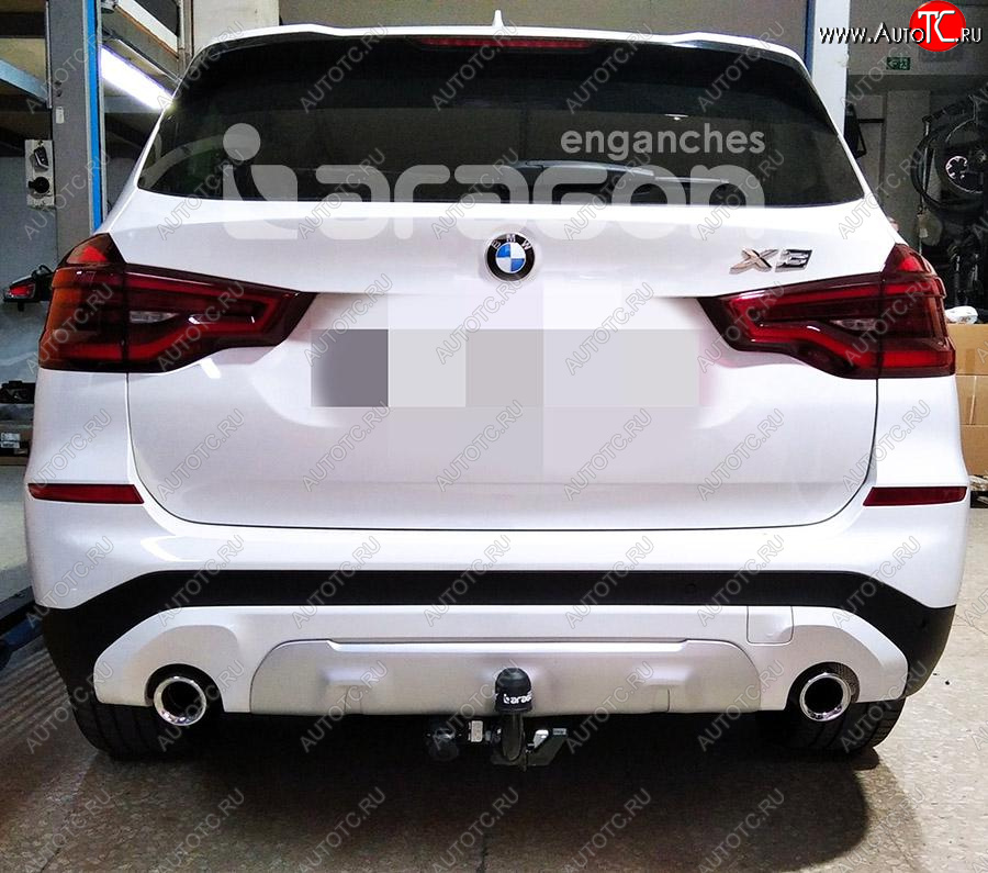 24 999 р. Фаркоп Aragon BMW X4 G02 дорестайлинг (2018-2021) (тип шара S (горизонтальный, легкосъемный))  с доставкой в г. Омск