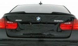 8 239 р. Лип спойлер BS v2 BMW 3 серия F30 седан дорестайлинг (2012-2015) (Неокрашенный)  с доставкой в г. Омск. Увеличить фотографию 2