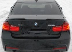 8 239 р. Лип спойлер BS v2 BMW 3 серия F30 седан дорестайлинг (2012-2015) (Неокрашенный)  с доставкой в г. Омск. Увеличить фотографию 3