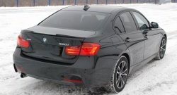 8 239 р. Лип спойлер BS v2 BMW 3 серия F30 седан дорестайлинг (2012-2015) (Неокрашенный)  с доставкой в г. Омск. Увеличить фотографию 4