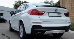 8 799 р. Лип спойлер BS BMW X4 F26 (2014-2018) (Неокрашенный)  с доставкой в г. Омск. Увеличить фотографию 3