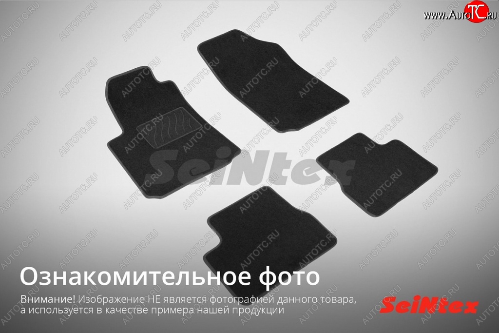 2 699 р. Износостойкие коврики в салон SeiNtex Premium LUX 4 шт. (ворсовые)  BMW X4  F26 (2014-2018)  с доставкой в г. Омск