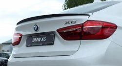 11 199 р. Лип спойлер BS BMW X6 F16 (2014-2020) (Неокрашенный)  с доставкой в г. Омск. Увеличить фотографию 2