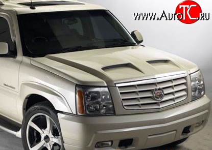 37 849 р. Пластиковый капот Custom Cadillac Escalade GMT820 джип 5 дв. короткая база (2001-2006) (Неокрашенный)  с доставкой в г. Омск