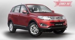 Декоративный элемент решетки радиатора Souz-96 (d10) Chery Tiggo 5 (T21) дорестайлинг (2014-2017)