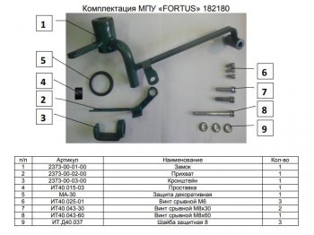 10 349 р. Замок КПП FORTUS 5MT Chery Tiggo 5 (T21) дорестайлинг (2014-2017)  с доставкой в г. Омск. Увеличить фотографию 3