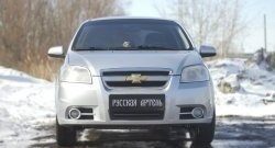 899 р. Защитная сетка решетки переднего бампера RA  Chevrolet Aveo  T250 (2006-2011) седан рестайлинг  с доставкой в г. Омск. Увеличить фотографию 3