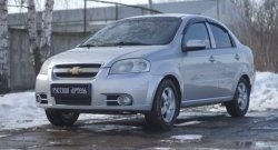 899 р. Защитная сетка решетки переднего бампера RA  Chevrolet Aveo  T250 (2006-2011) седан рестайлинг  с доставкой в г. Омск. Увеличить фотографию 4