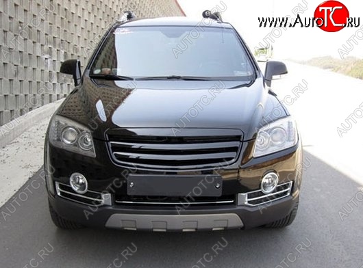 5 999 р. Решётка радиатора CT Chevrolet Captiva  дорестайлинг (2006-2011) (Неокрашенная)  с доставкой в г. Омск