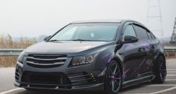 9 299 р. Передний бампер MYRIDE STYLE Chevrolet Cruze J300 седан рестайлинг (2012-2015) (Неокрашенный)  с доставкой в г. Омск. Увеличить фотографию 2