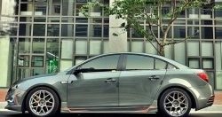 Пороги накладки CT Chevrolet Cruze J300 седан рестайлинг (2012-2015)