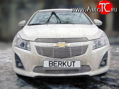 5 999 р. Декоративная вставка решетки радиатора Berkut Chevrolet Cruze J300 седан рестайлинг (2012-2015)  с доставкой в г. Омск