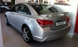 6 849 р. Спойлер LitCompany Chevrolet Cruze J300 седан дорестайлинг (2009-2012) (Неокрашенный)  с доставкой в г. Омск. Увеличить фотографию 2