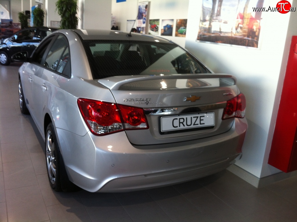 6 849 р. Спойлер LitCompany Chevrolet Cruze J300 седан дорестайлинг (2009-2012) (Неокрашенный)  с доставкой в г. Омск