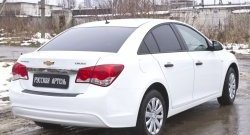 869 р. Защитная накладка на задний бампер RA  Chevrolet Cruze  J300 (2012-2015) седан рестайлинг  с доставкой в г. Омск. Увеличить фотографию 2