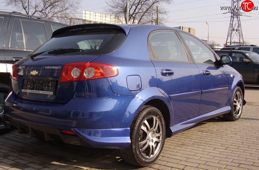 2 569 р. Пороги накладки Атланта  Chevrolet Lacetti  хэтчбек (2002-2013) (Неокрашенные)  с доставкой в г. Омск