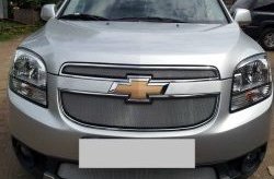 1 539 р. Сетка в решетку радиатора (нижняя) Russtal Chevrolet Orlando (2011-2018) (хром)  с доставкой в г. Омск. Увеличить фотографию 5