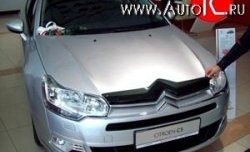 2 879 р. Дефлектор капота NovLine  CITROEN C5 ( RD,  RW) (2008-2017) дорестайлинг, седан, доресталийнг, универсал  с доставкой в г. Омск. Увеличить фотографию 1