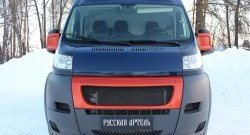 739 р. Реснички на фары RA CITROEN Jumper 250 (2006-2014) (Глянец под окраску, Неокрашенные)  с доставкой в г. Омск. Увеличить фотографию 2