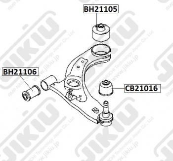 999 р. Пыльник шаровой опоры JIKIU Daihatsu Boon M600 (2010-2014)  с доставкой в г. Омск. Увеличить фотографию 3