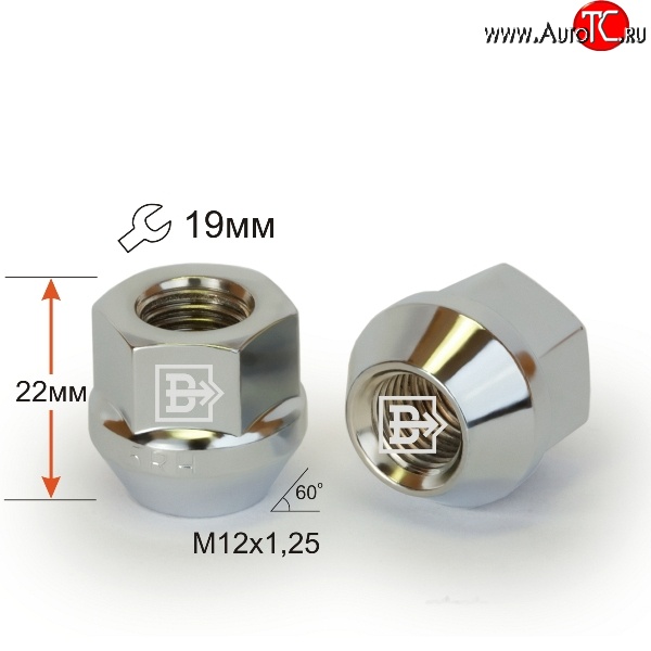 47 р. Колёсная гайка Вектор M12 1.25    с доставкой в г. Омск