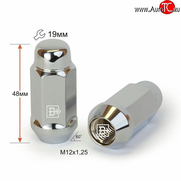 169 р. Колёсная гайка Вектор M12 1.25    с доставкой в г. Омск