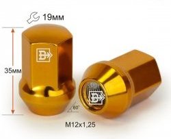 Колёсная гайка Вектор M12 1.25 